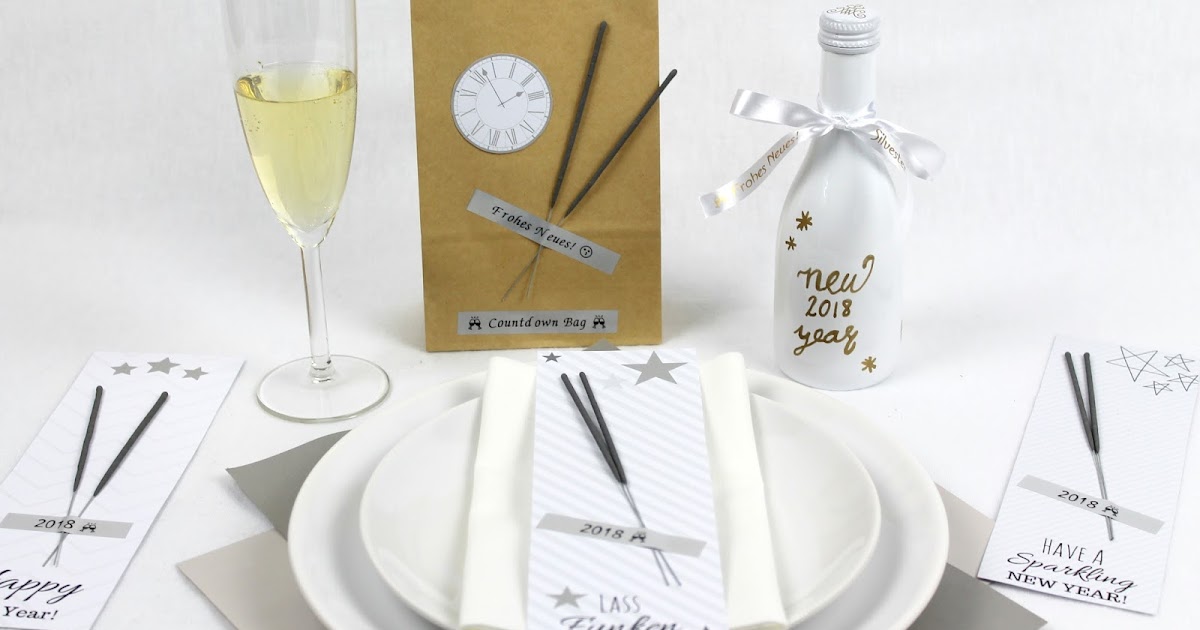 DIY 3 schnelle und einfache Bastelideen für Silvester: Silvester To Go