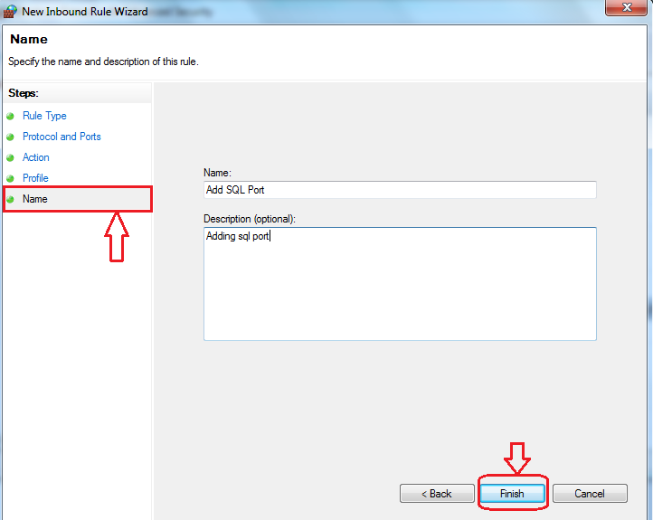 Add Port Name Add Port Name
