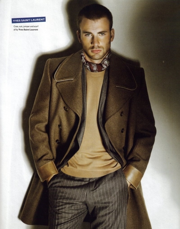 Male Model Street: Model Chris Evans