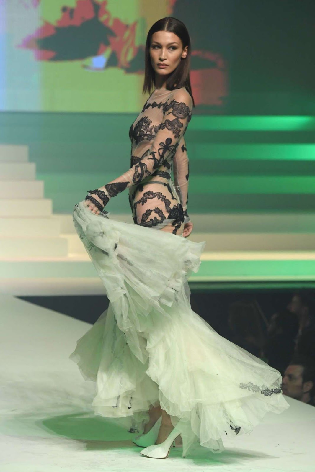Bella Hadid – Jean-Paul Gaultier Haute Couture S/S 2020 Show – Paris ...