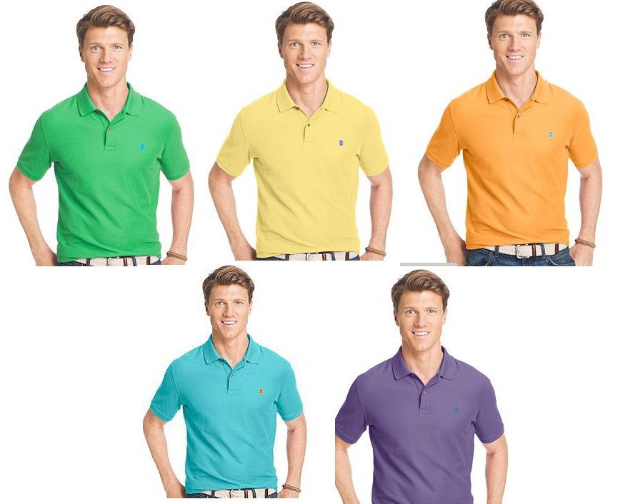 IZOD Men's Pique Polo Shirts $2 (Reg $25) - HEAVENLY STEALS