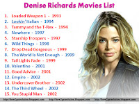 denise richards, movie list, from, debut film loaded weapon 1, 1993, hd image