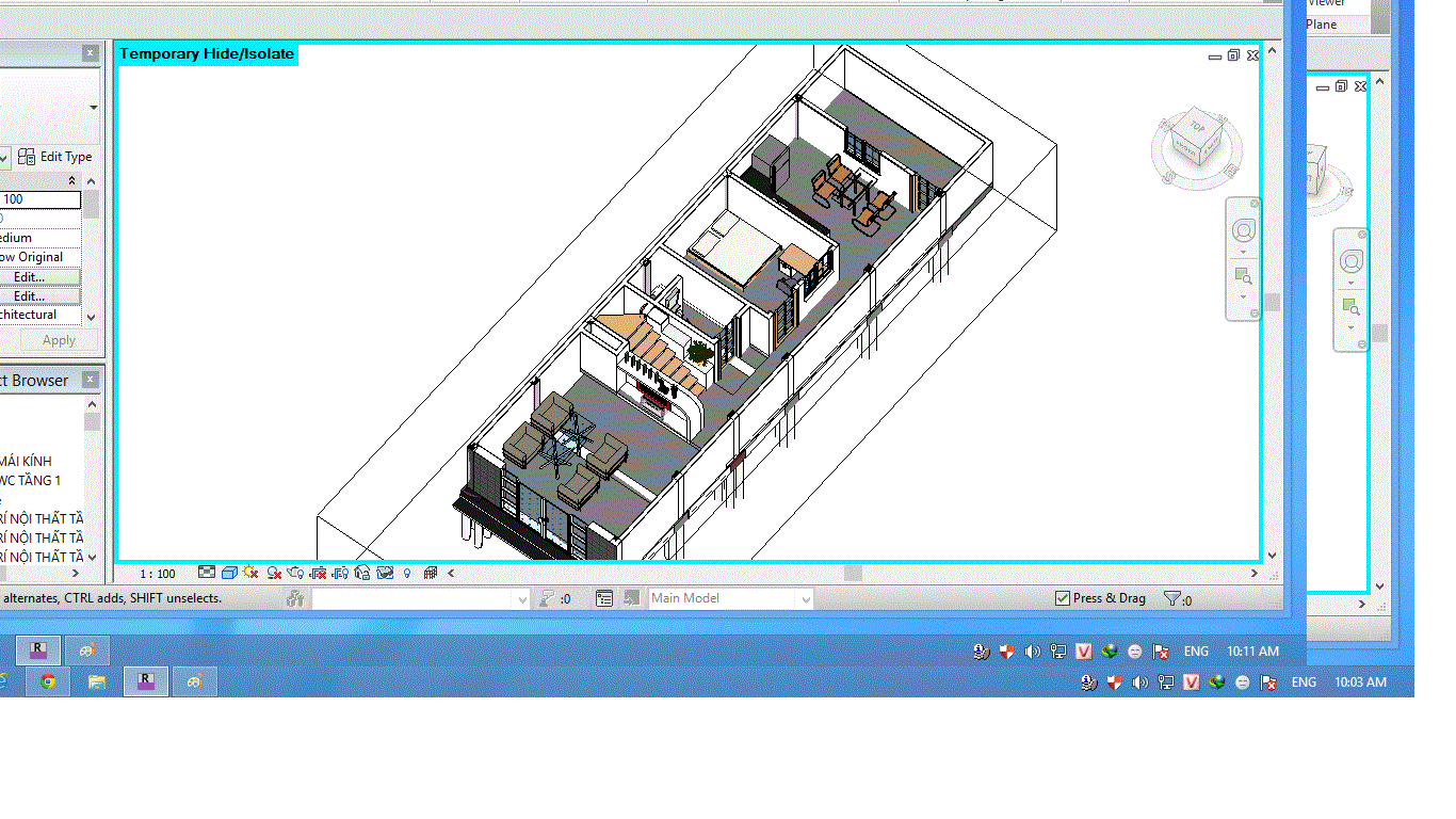 Mẫu nhà thiết kế bằng Revit Architecture và tính thép bằng Robot ...