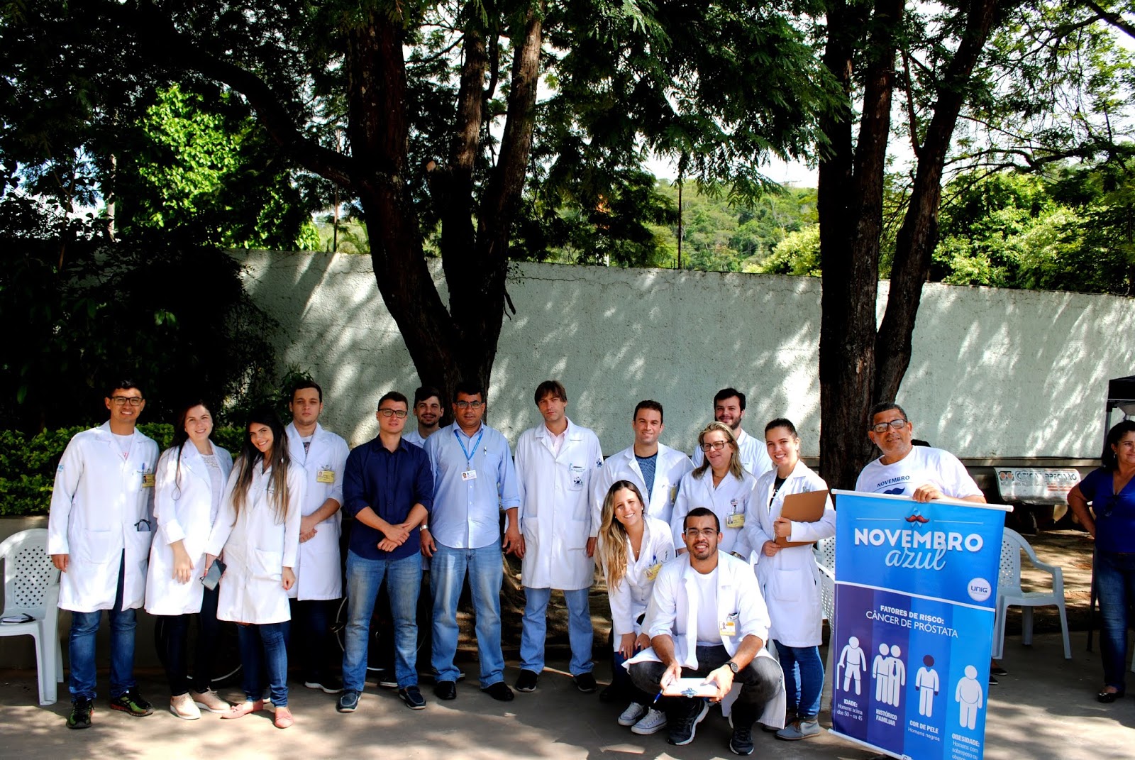 SECRETARIA DE SAÚDE DE ITAPERUNA-RJ - AÇÕES NOVEMBRO AZUL NO CENTRO DE