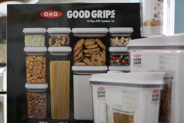 OXO POP Containers - commence Mission Organize Pantry for POPtober