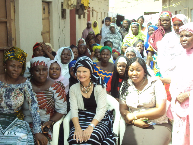 Annie Coons of the USA Senate Official Visit to IDS Community Skills Acquisition Centre(CSAC) ADO