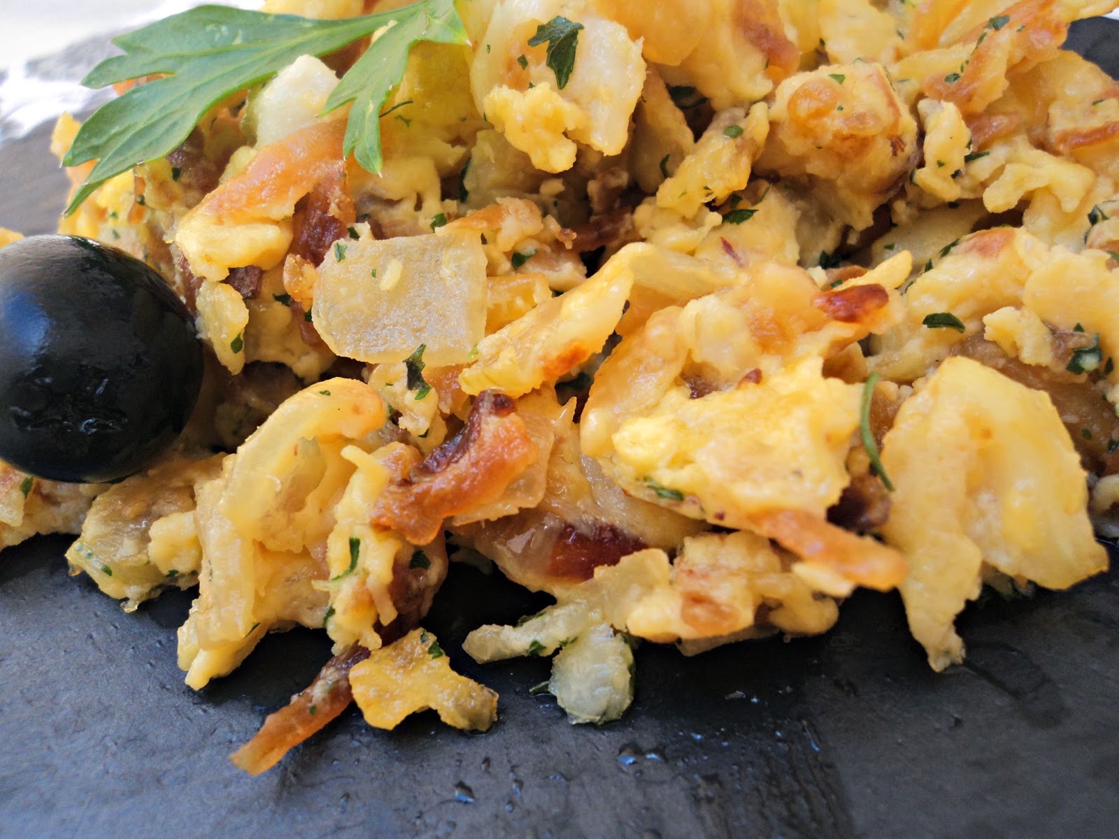 Bacalao dorado (Bacalhau à brás) Olor a hierbabuena receta casera bacalao dorado patatas cocina portuguesa