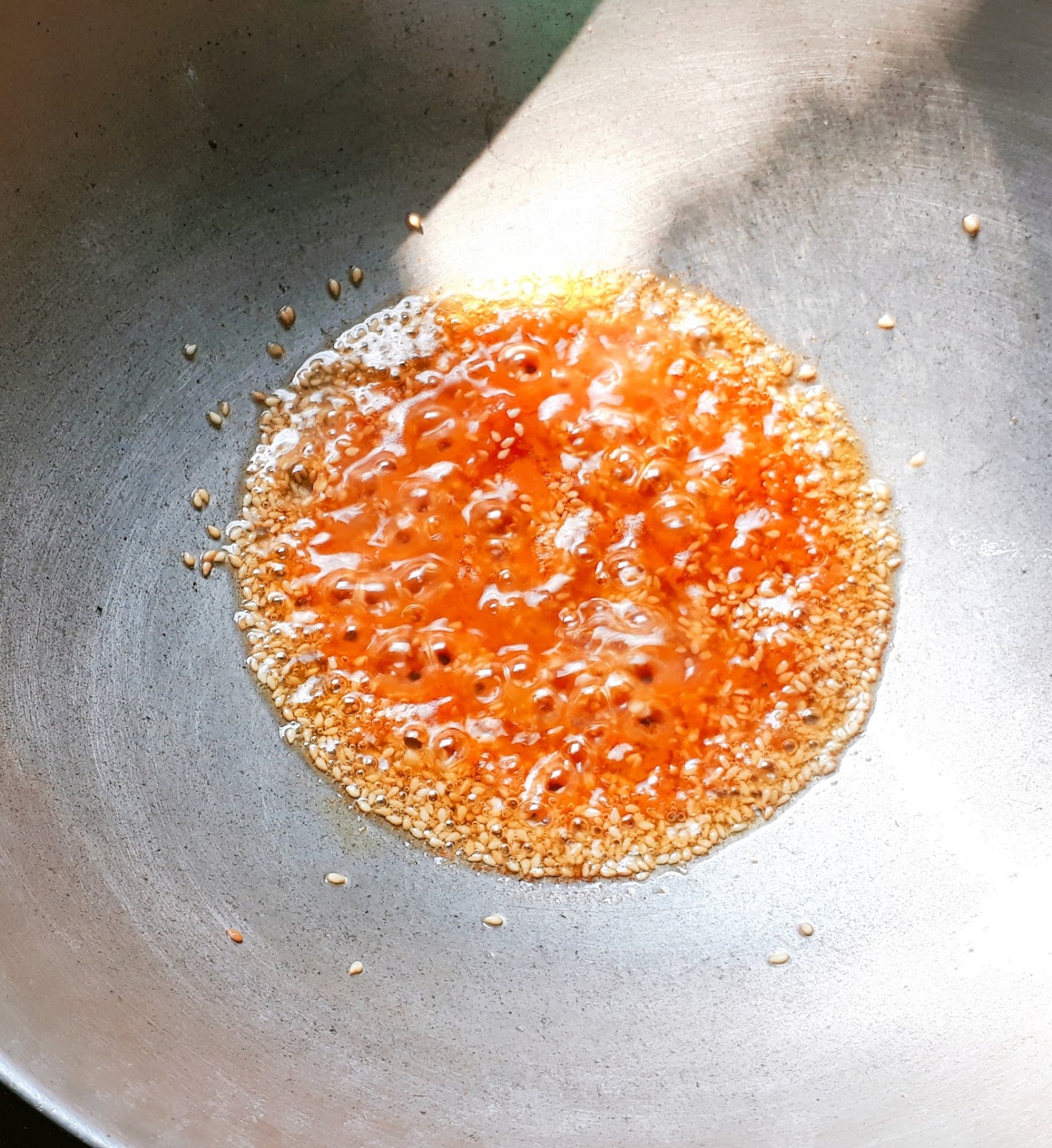 Gorkhali Til ( Sesame seeds) Aloo Dum Nepali food The Yellow Cheese