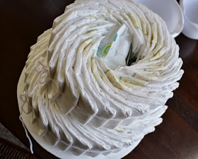 Diaper Cake Tutorial by Over The Apple Tree