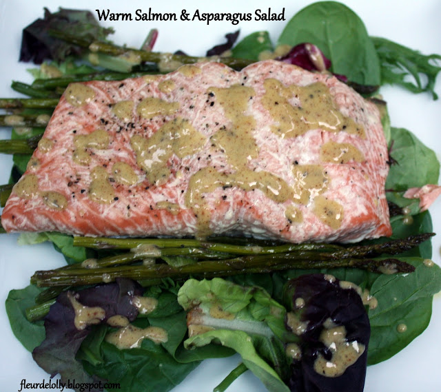 Fleur de Lolly Warm Salmon and Asparagus Salad