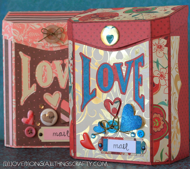 Vintage Valentine Mailbox | Valentine's Day Classroom Treats | SVGCuts