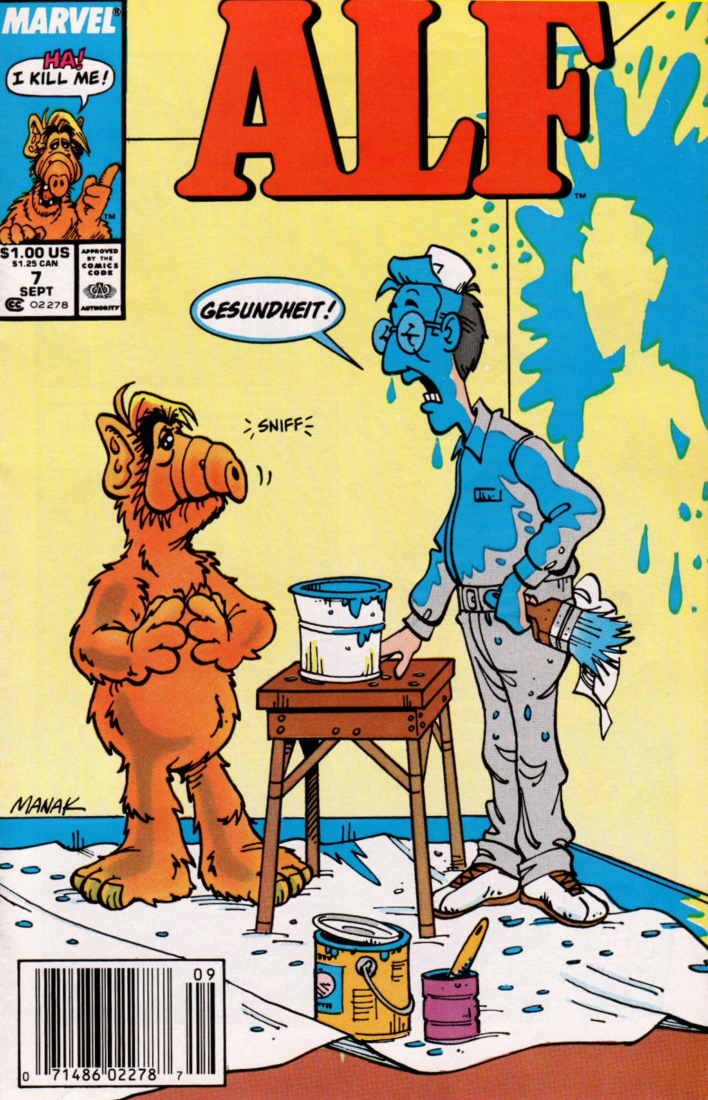 Read online ALF comic -  Issue #7 - 1