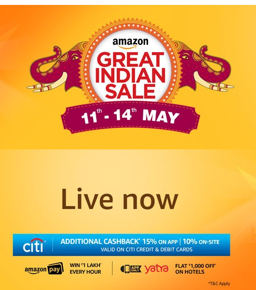Amazon Shopping Festival 11 May to 14 May 2017 Makemyway