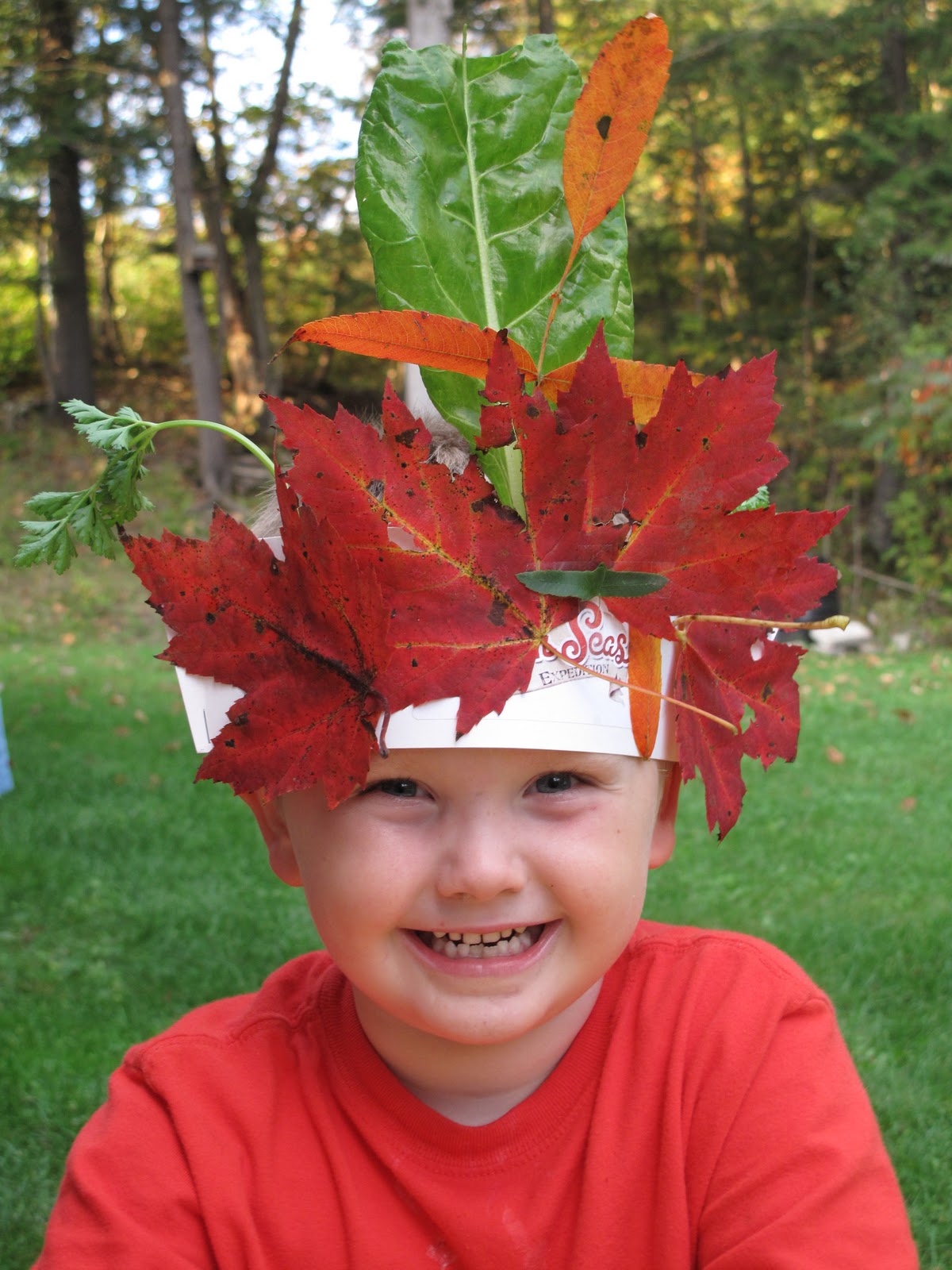Nature Loving Kids Leaf Crowns