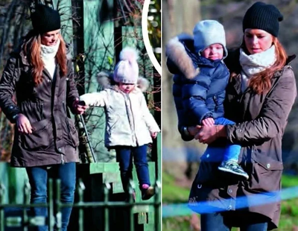 Princess Madeleine wore Alice by Temperley Honeycomb Turtleneck Tunic. Princess Leonore and Prince Nicolas