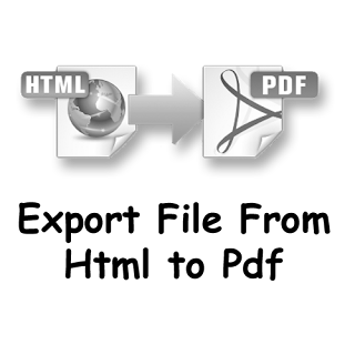 Export HTML page into PDF File using Javascript