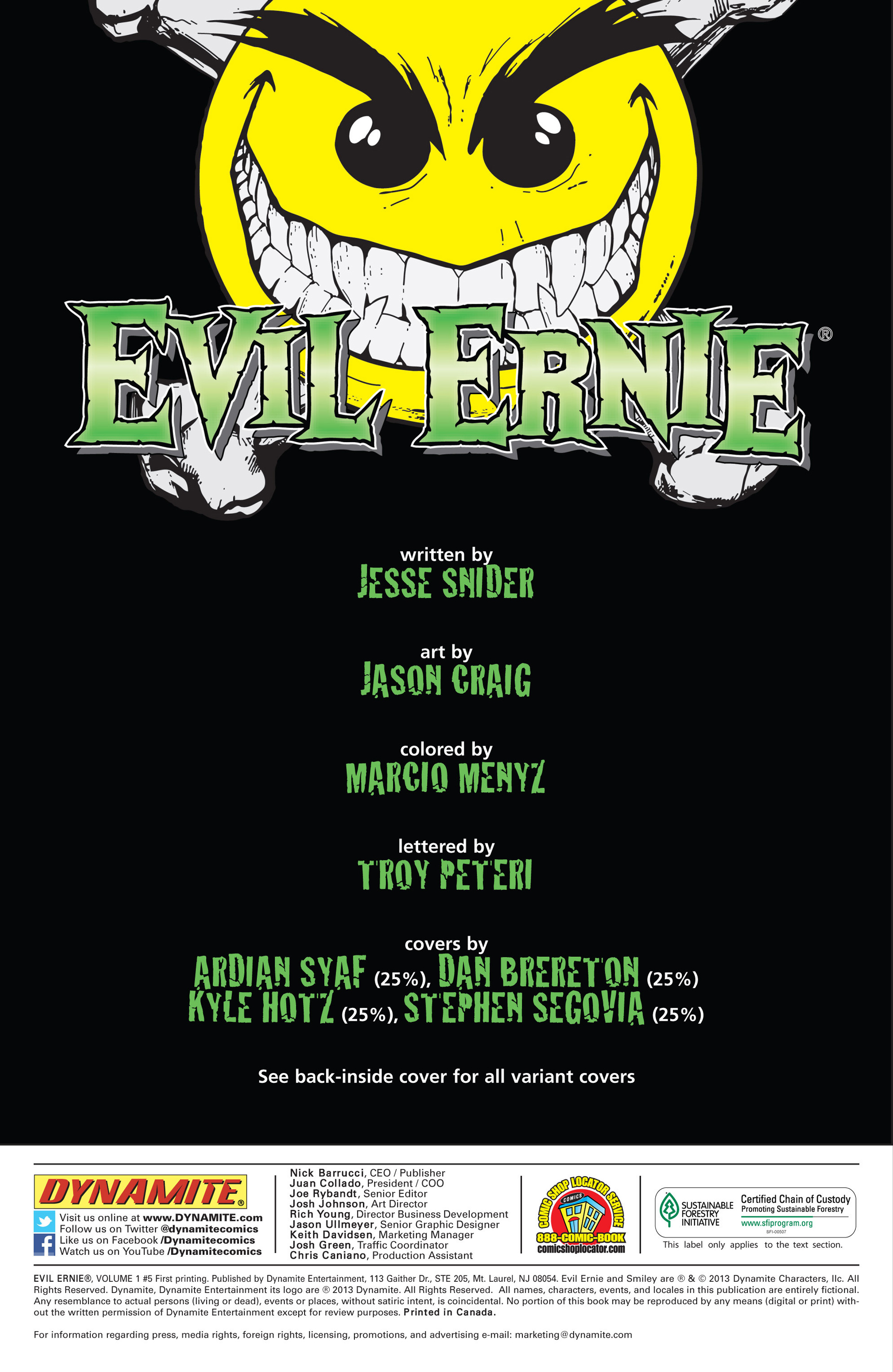 Read online Evil Ernie (2012) comic -  Issue #5 - 5