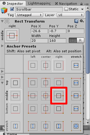 Unity Tutorial : UI Unity ~ Komponen UI Scrollbar