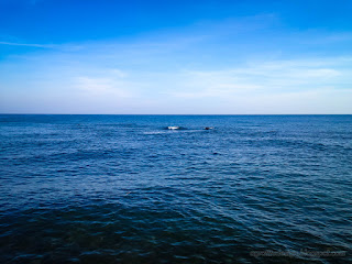 Ripples Of Calm Sea Water Waves In The Clear Blue Sky In The Morning North Bali Indonesia