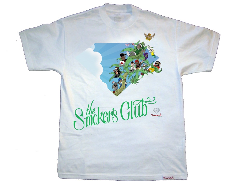 King Remembered In Time The Smokers Club x Diamond Collab Tee