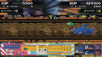 Darius Cozmic Collection Arcade Game Screenshot 1