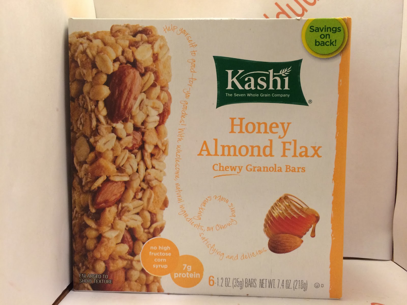 Crazy Food Dude Review Kashi Honey Almond Flax Chewy Granola Bars