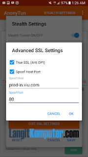 Advanced SSL Setting