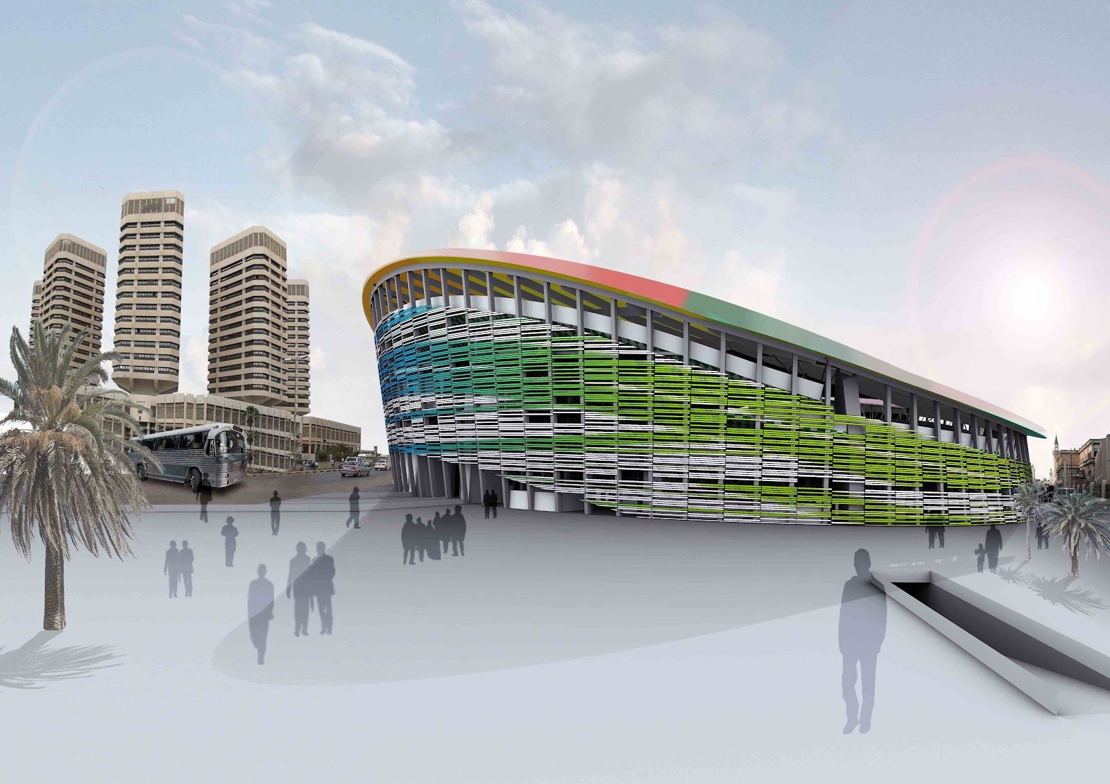 ASAADARQ Estadio de fútbol para la Copa Africana de Naciones