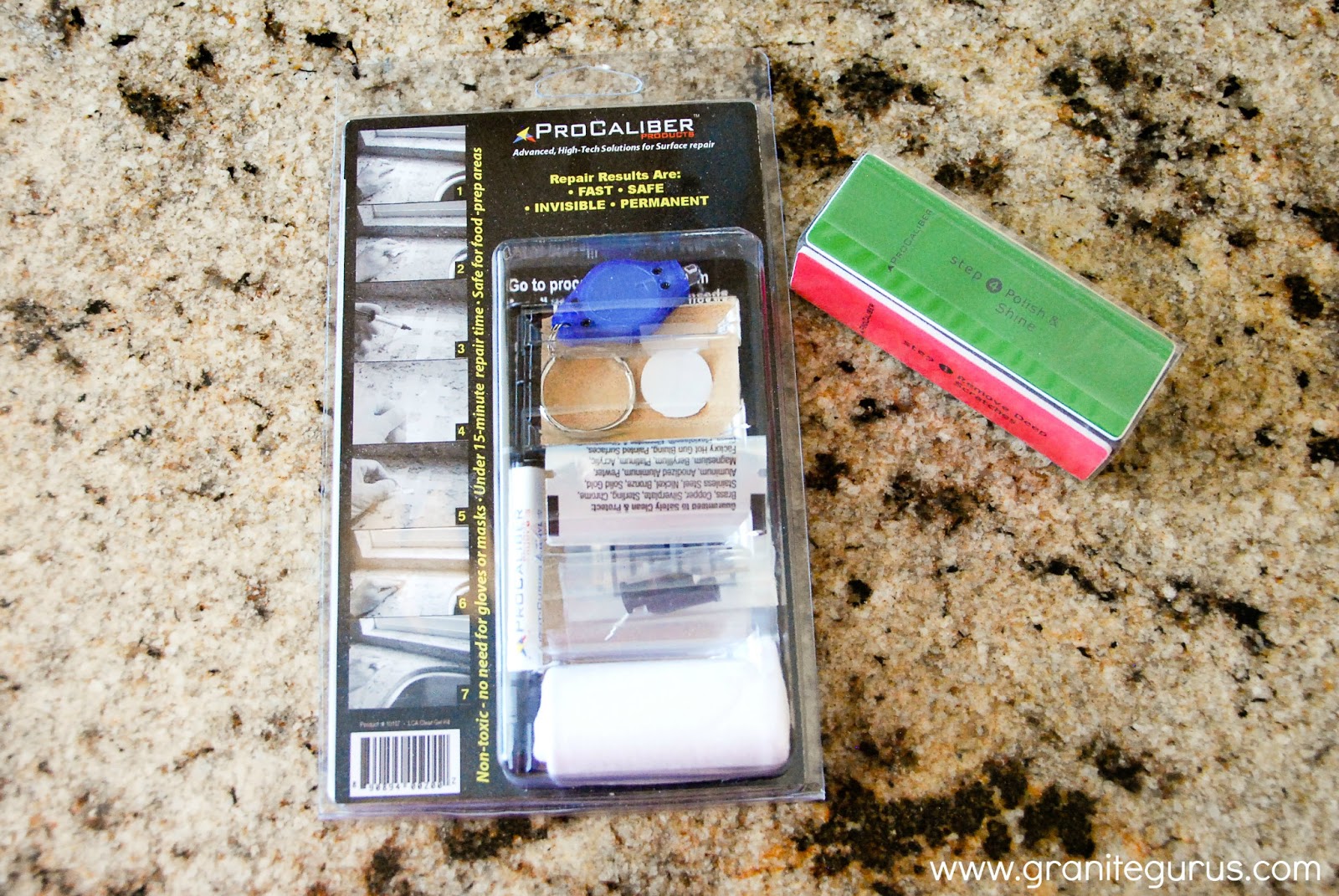 Product Review: ProCaliber Products Granite/ Marble Chip Repair Kit - The  Granite Gurus