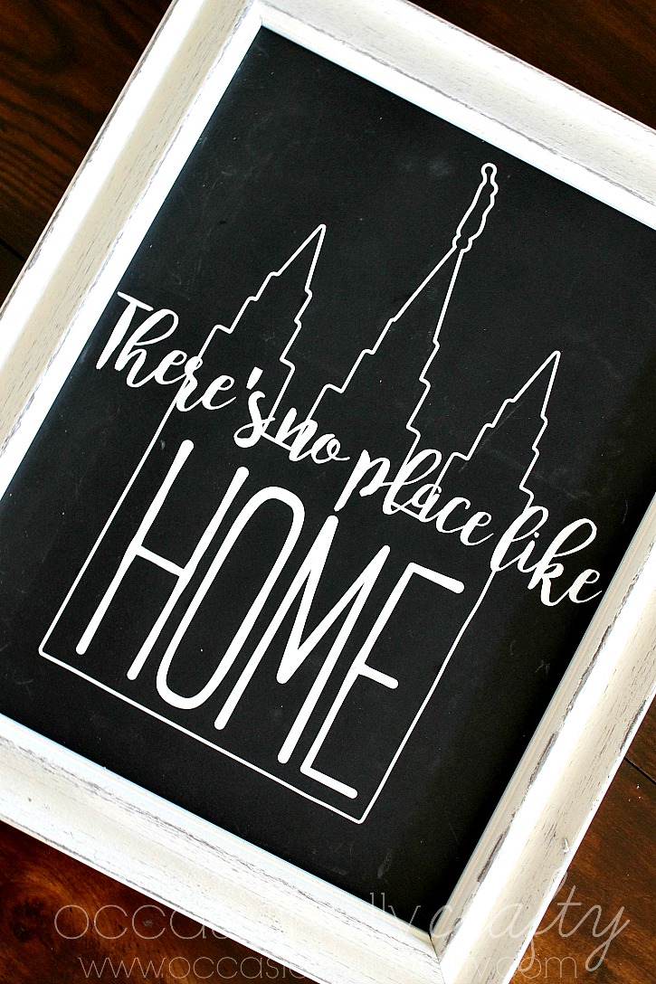 Vinyl up a chalkboard with this gorgeous temple quote inspired by The Wizard of Oz!