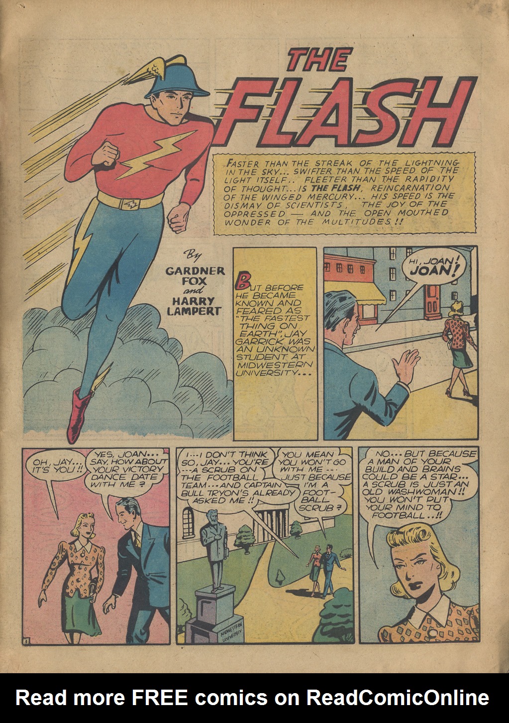 Read online Flash Comics comic -  Issue #1 - 3