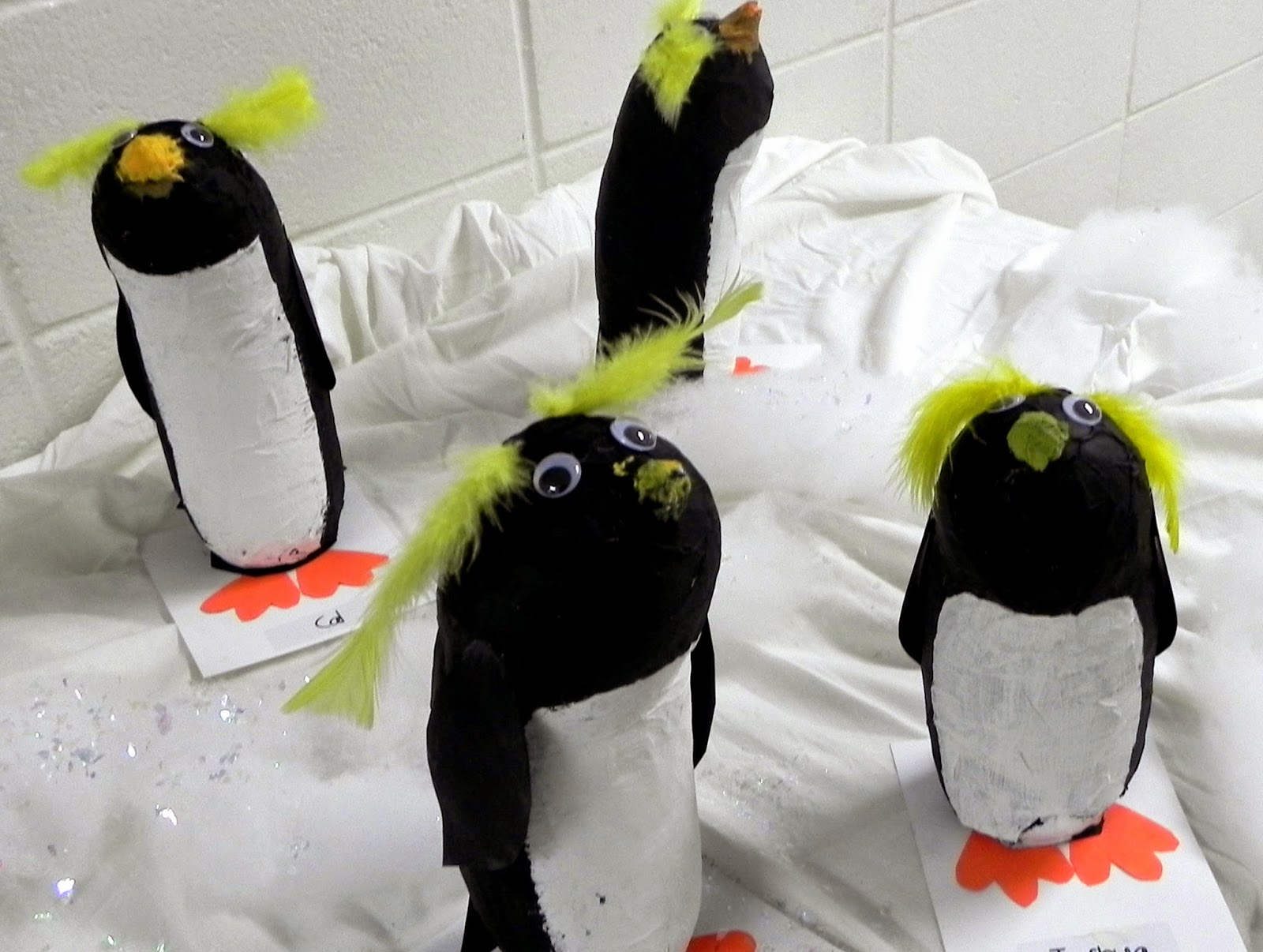We Heart 1st Penguin Paper Mache Tutorial