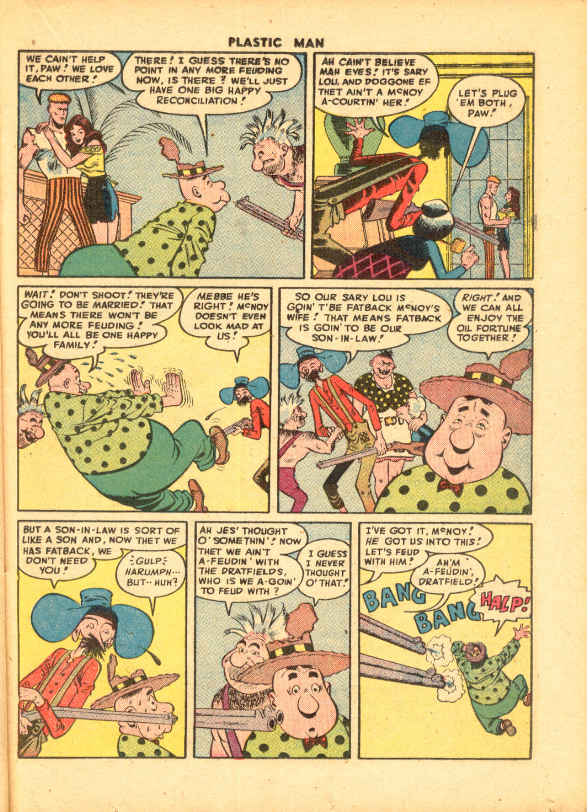 Read online Plastic Man (1943) comic -  Issue #9 - 33