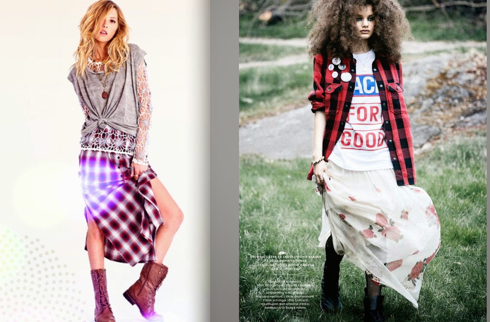 Fashion/Style : Style Tips and Trendy Hits: Return of the Grunge: A