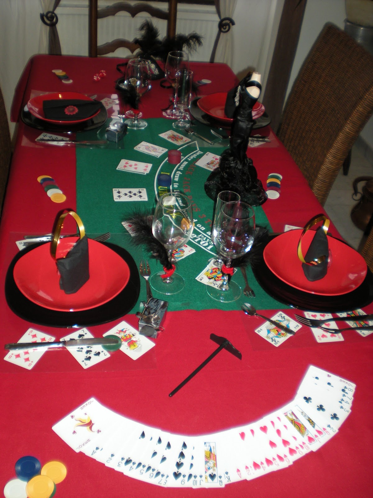 Déco à thèmes Nouvel an sur le thème "Jeux de casino" Déco à thèmes Nouvel an sur le thème "Jeux de casino"