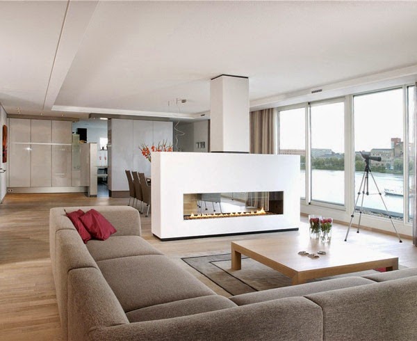 Deco-ecological fireplaces