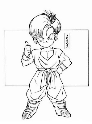 Trunks para colorear ~ 4 Dibujo