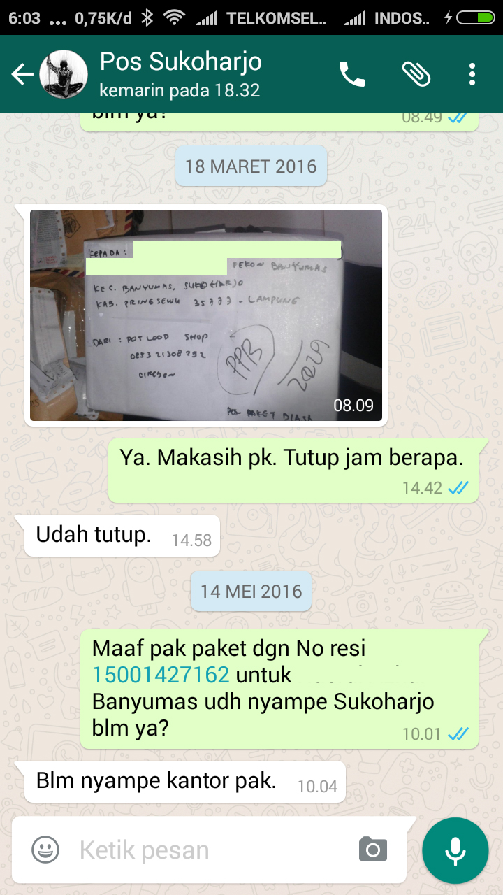 Menelusuri Kiriman Paket Pos Kilat Khusus