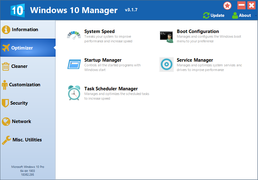 Download Yamicsoft Windows 10 Manager 3.9.4 Multilingual.rar