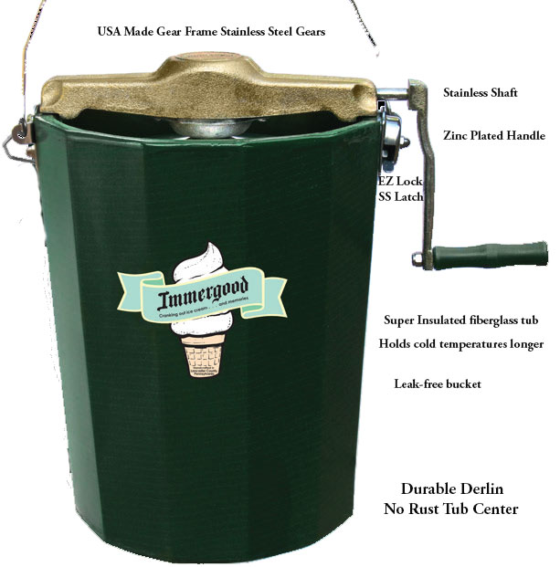 Old Fashioned USA Ice CreamChurnsFreezersMakers