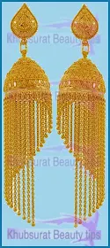 gold jhumkas earring