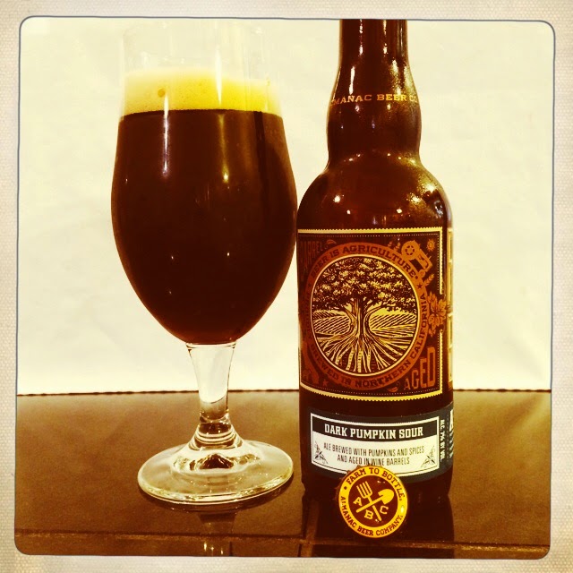 NorCal Beer Blog Almanac Beer Company Dark Pumpkin Sour