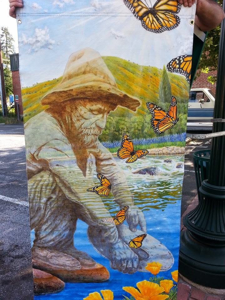 gold country girls Placerville Banners on Main Street