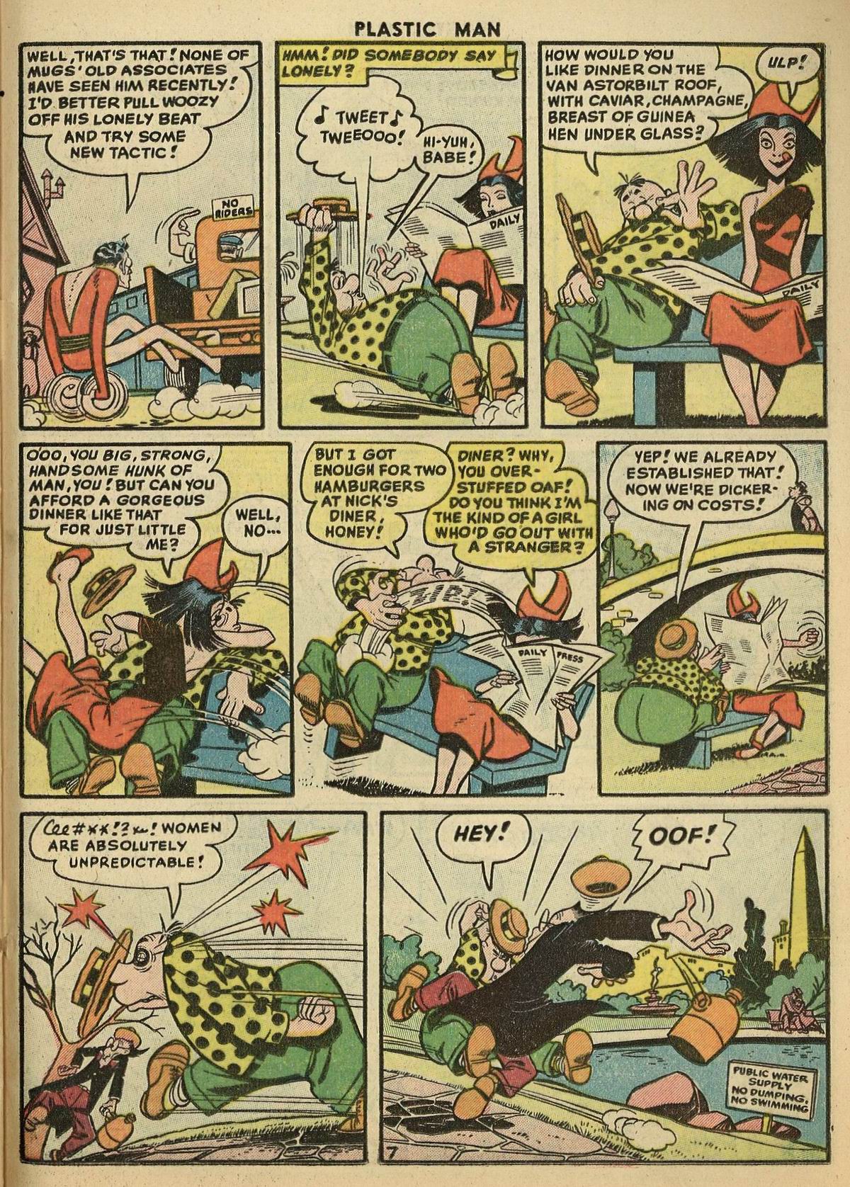 Read online Plastic Man (1943) comic -  Issue #56 - 25