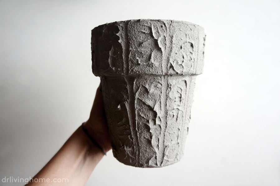 Maceta diy. Una maceta decorativa