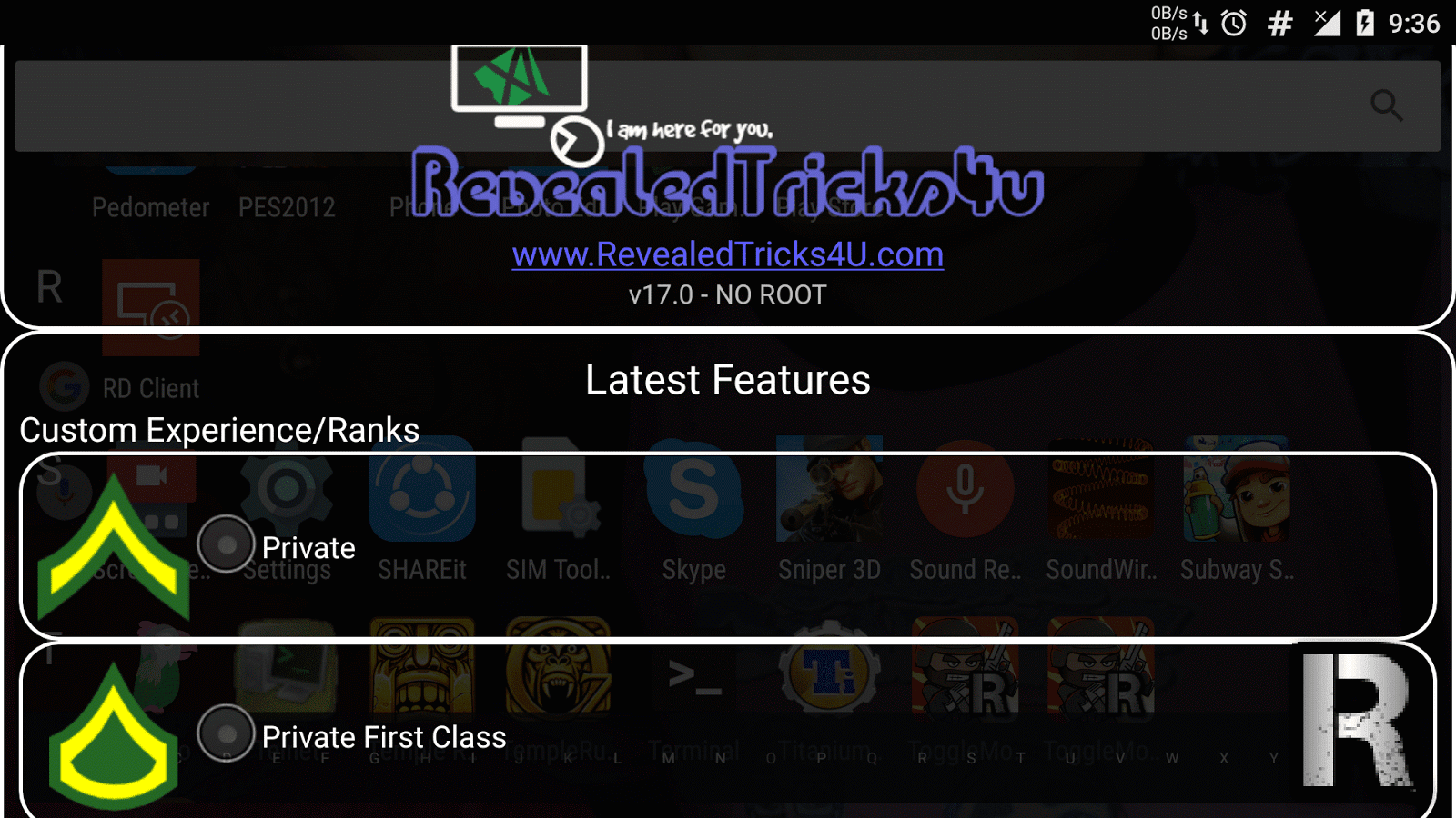 No Root Toggle Mod V17 0 Splendid Features Custom Experience Rank Etc Mini Militia V3 0 27 Works On Multiplayers Revealedtricks4u Latest And Revealed Tricks For U