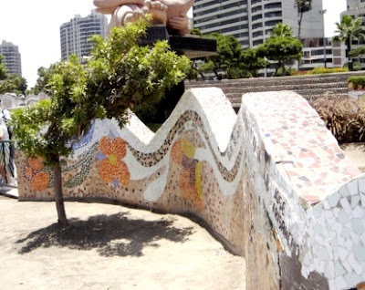 Parque de los Enamorados Muros artísticos que se encuentran en el Parque de los Enamorados