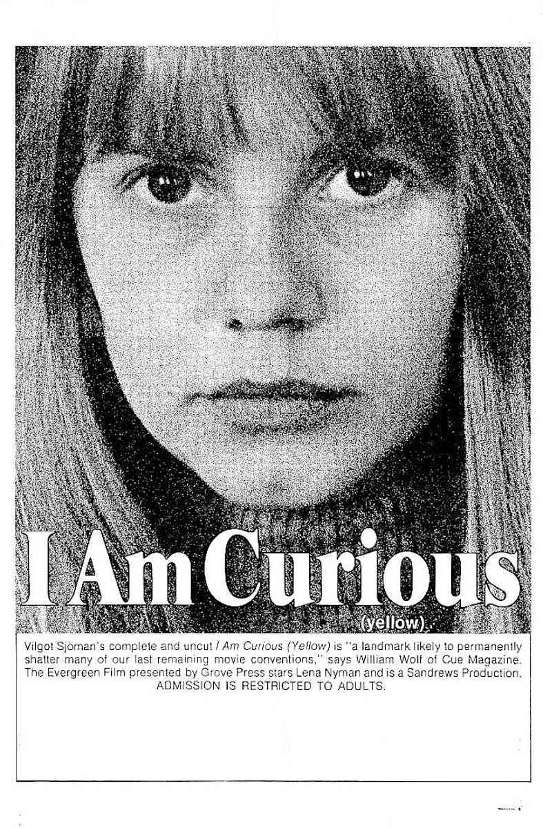 I Am Curious (yellow) I Am Curious (yellow) poster