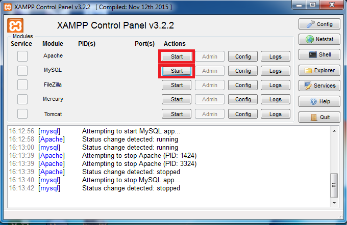 creating database using xampp tutorial creating database using xampp tutorial