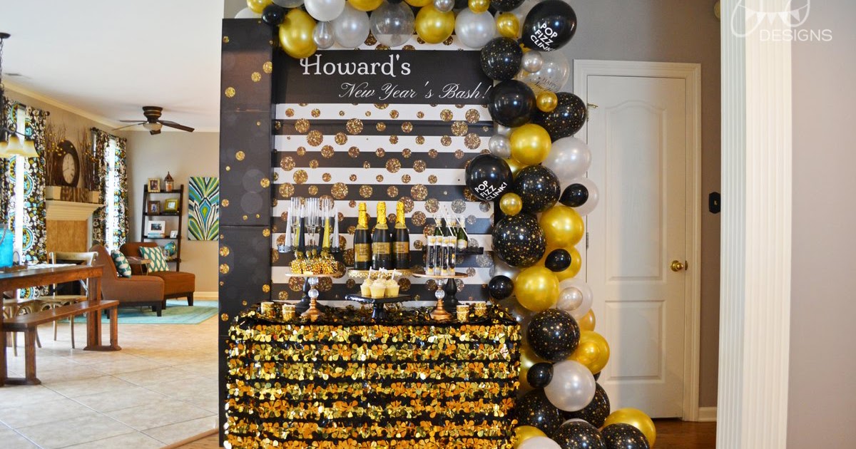 GreyGrey Designs At Home New Year's Eve Party Ideas